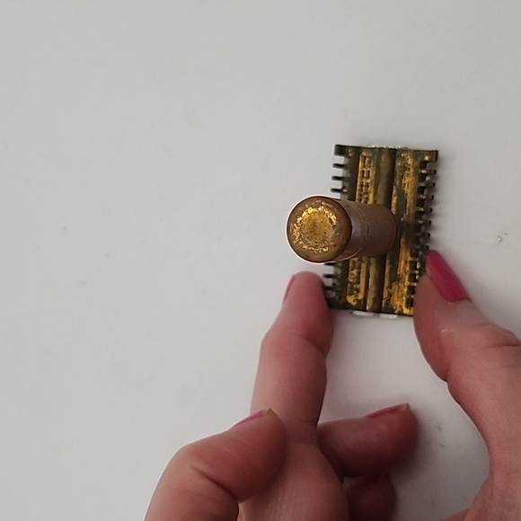 Vintage 1930s Gillette Reissue Brass 3 piece Safety Razor Gold Tone - Picture 6 of 9